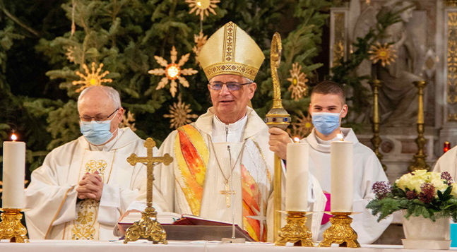 Schönberger Jenő, szatmári püspök karácsonyi üzenete